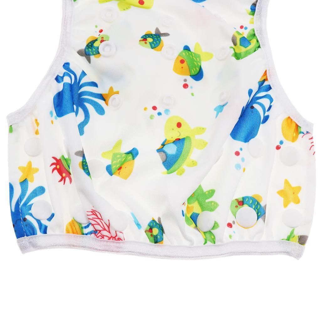 Baby Reusable Swim Diaper, Washable & Adjustable For Babies Sea World