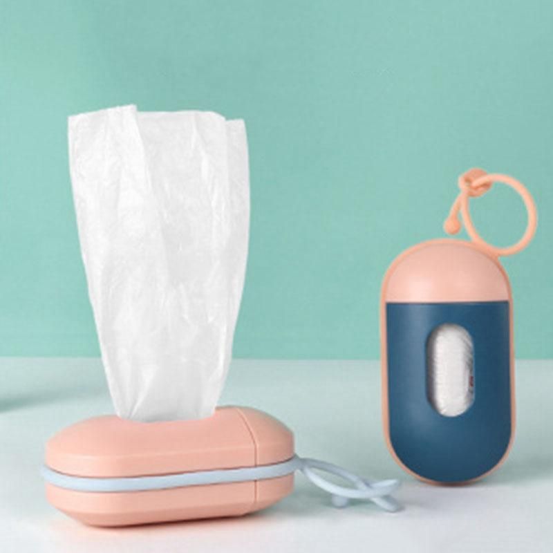 5PCS Pet Trash Bag Pick Up Bag Set Trash Box Dog Trash Bag Dispenser