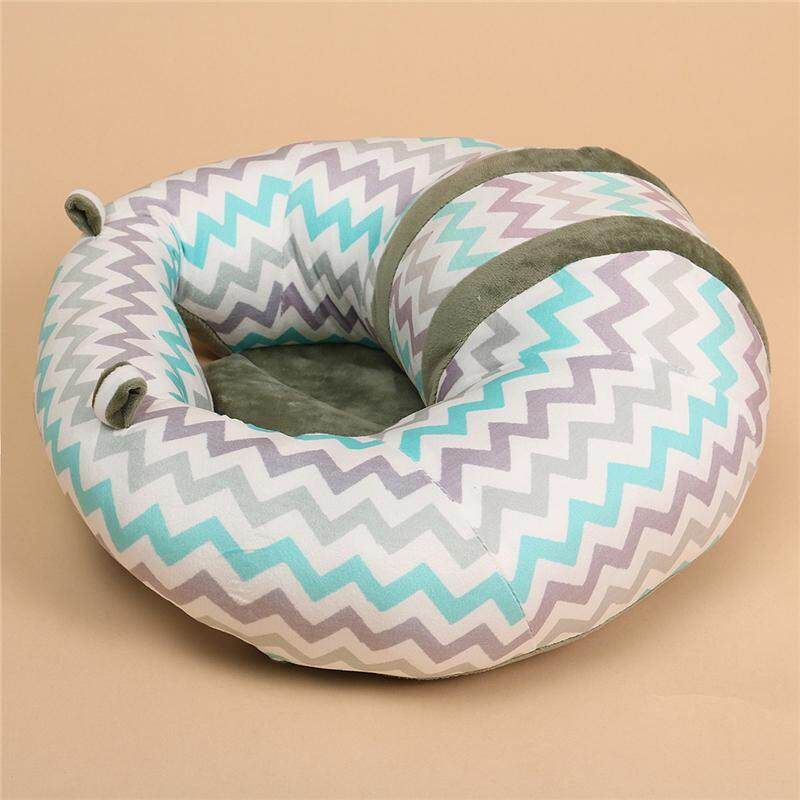 Lovely Nursing Pillow U Shaped Cuddle Baby Seat Infant Safe Dining Chair Cushion Wave Pattern