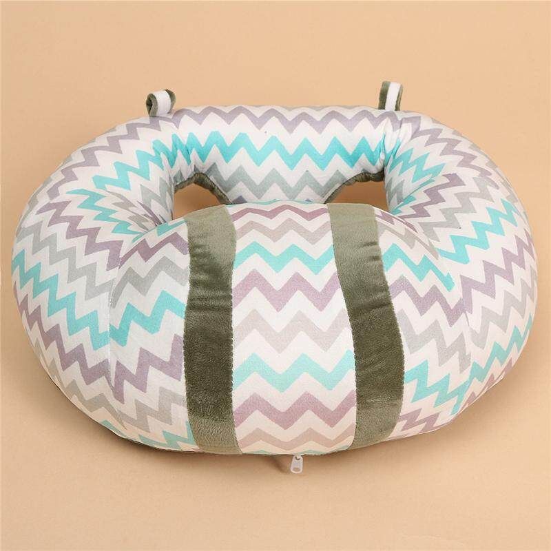 Lovely Nursing Pillow U Shaped Cuddle Baby Seat Infant Safe Dining Chair Cushion Wave Pattern