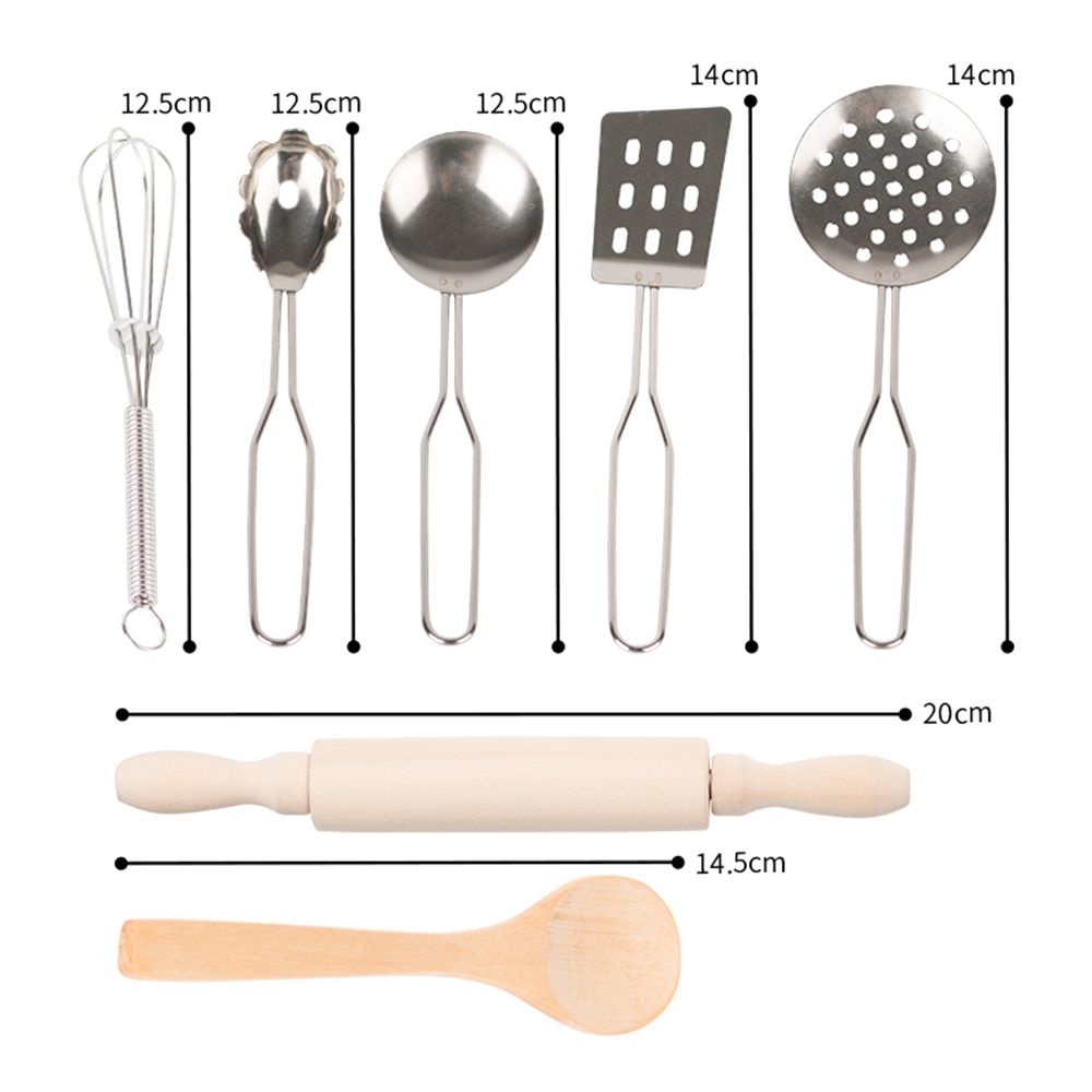 Kids Cooking And Baking Set 18 PCS With Chef Hat Apron Oven