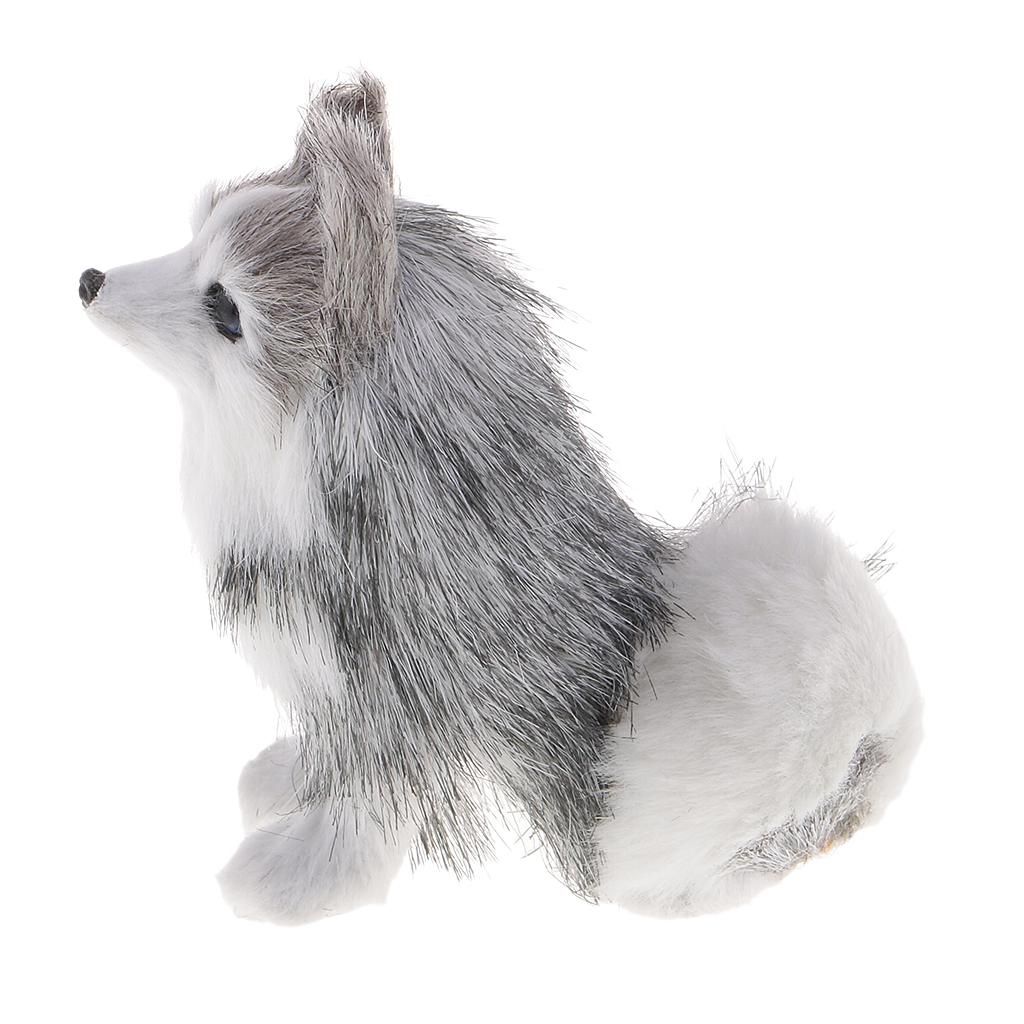 Realistic Miniature Dachshund/Huskie Dog Figurine Garden