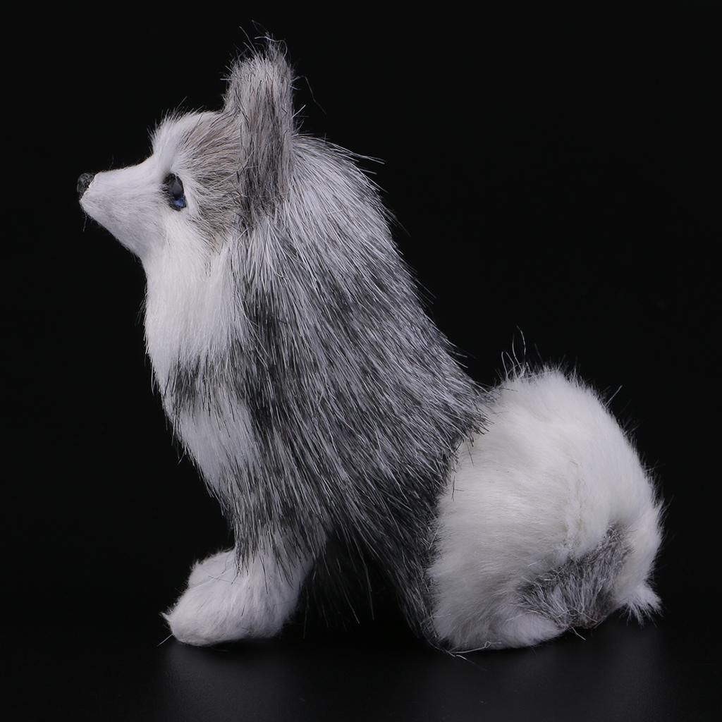 Realistic Miniature Dachshund/Huskie Dog Figurine Garden