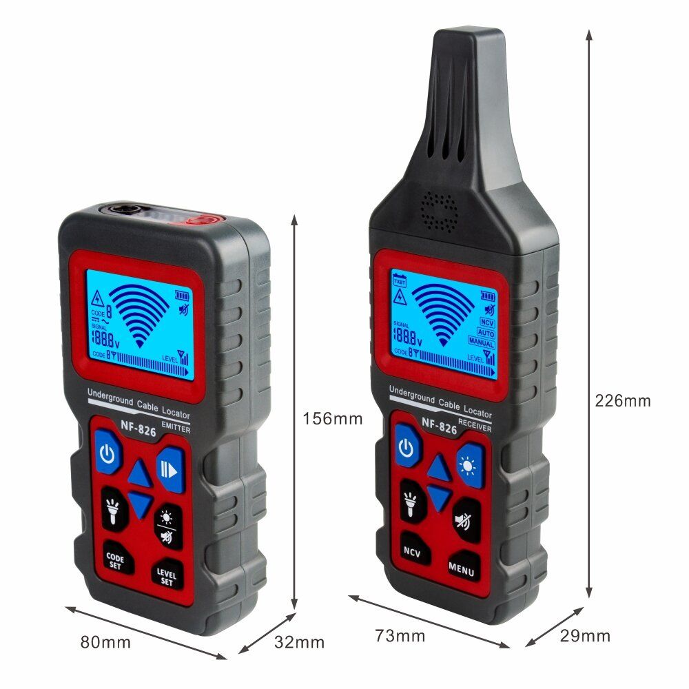 Noyafa NF-826 Wire Tracker Portable Telephone Cable Locator