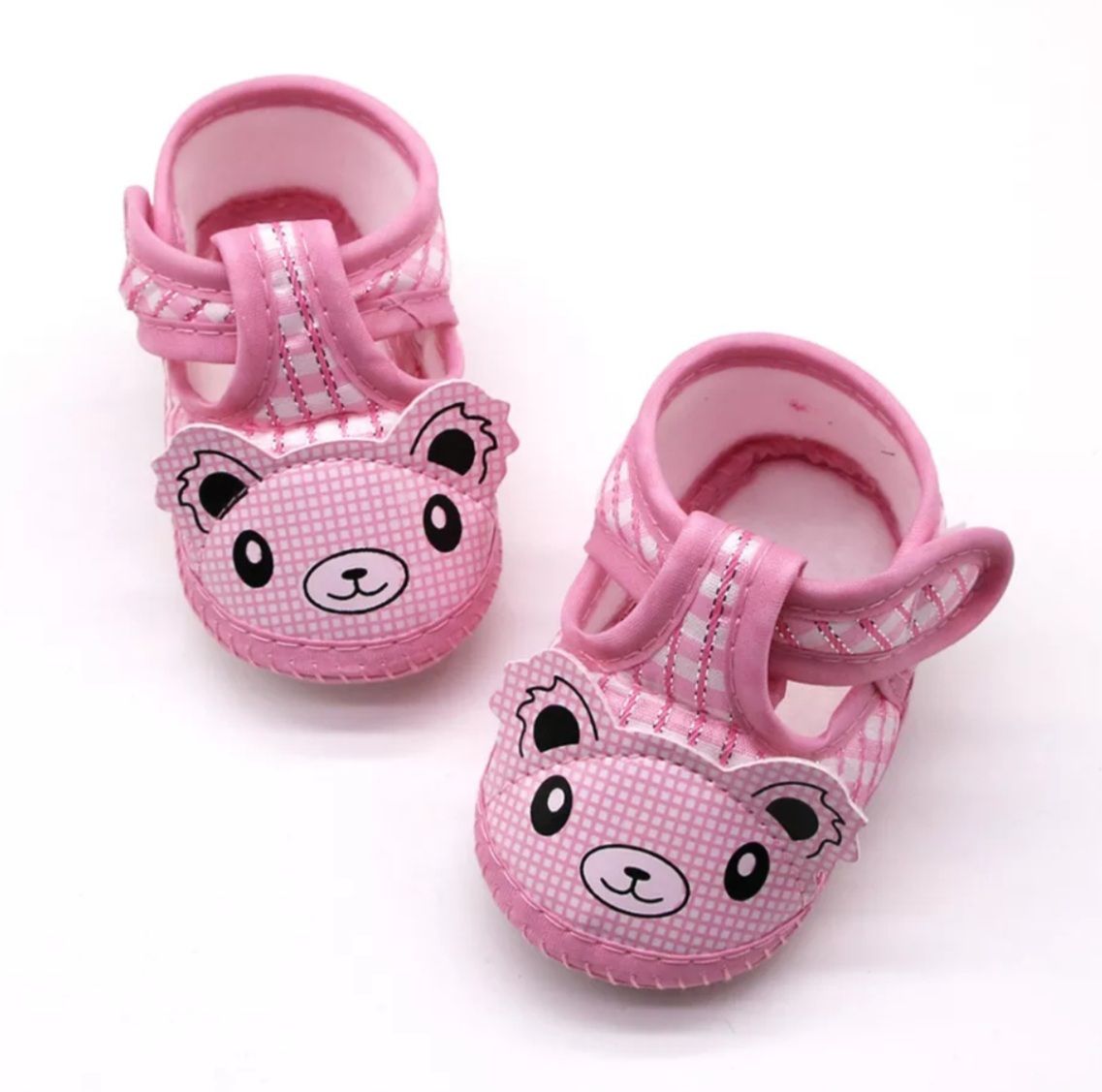3 Pairs Unisex Newborn Baby Cartoon Soft Sole Shoes