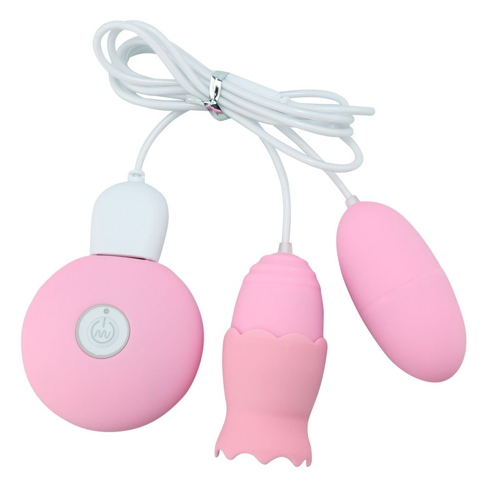 Licking Tongue Powerful Egg Vibrator Sex Toy For Women