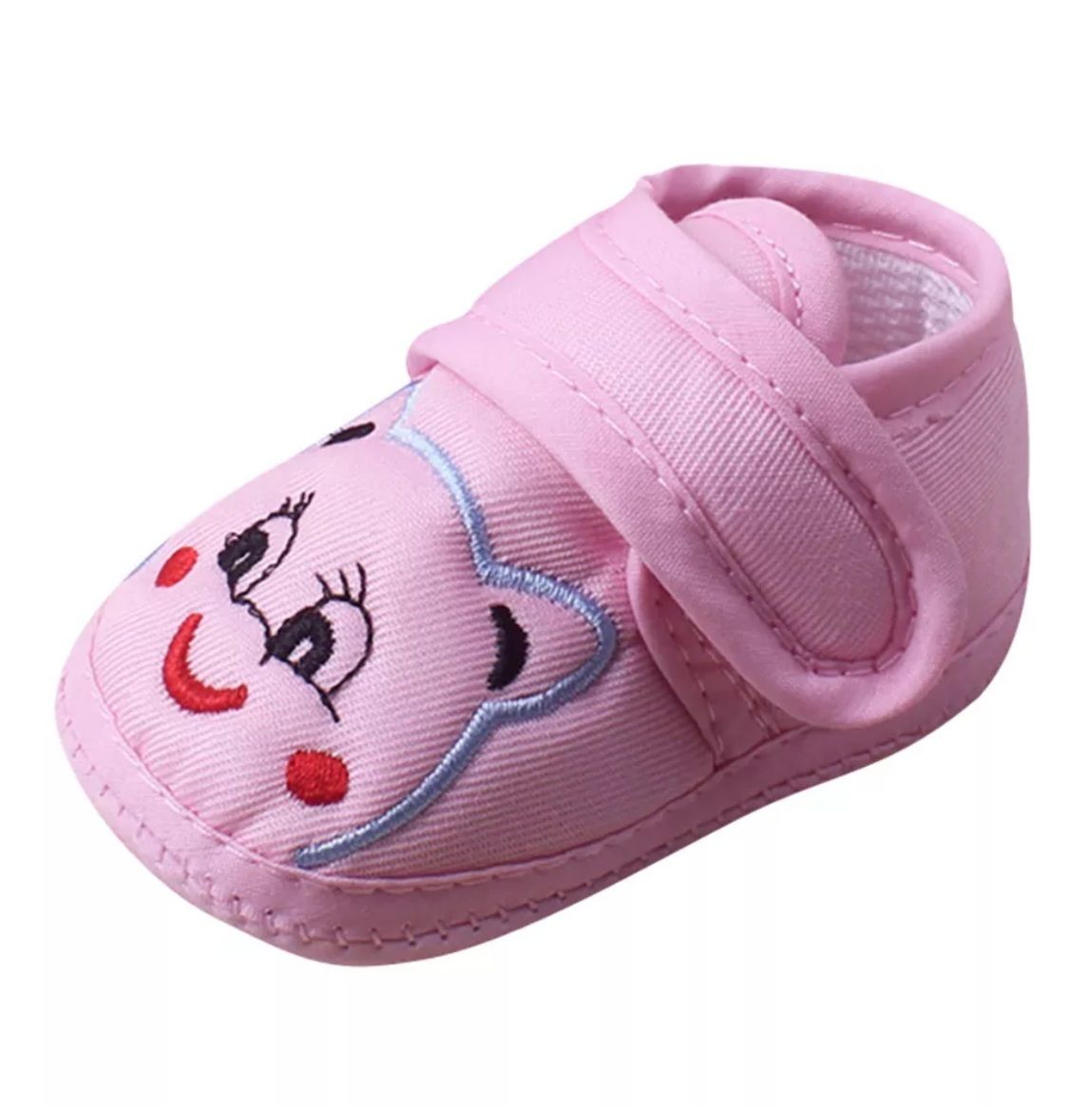 Unisex Newborn Baby Cartoon Soft Sole Shoes - Pink