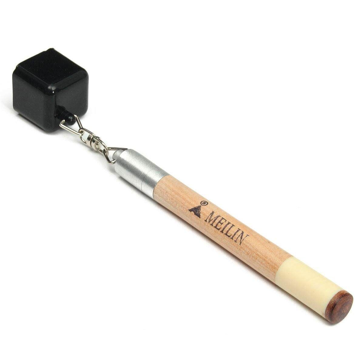 2 In 1 Chalk Holder Magnetic Stick Billiard Snooker Pool Tip Pricker Tool