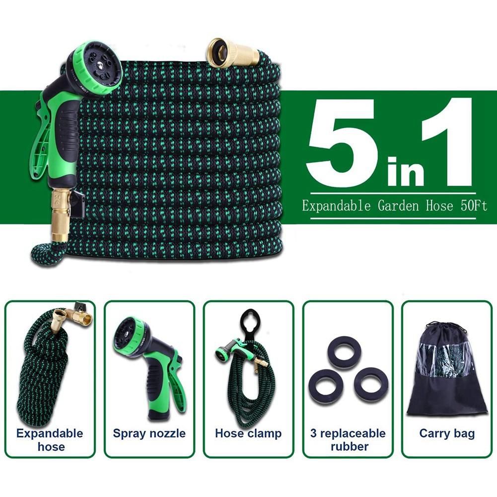 Expandable Garden Hose 50FT with 9 Functional Nozzles -EU