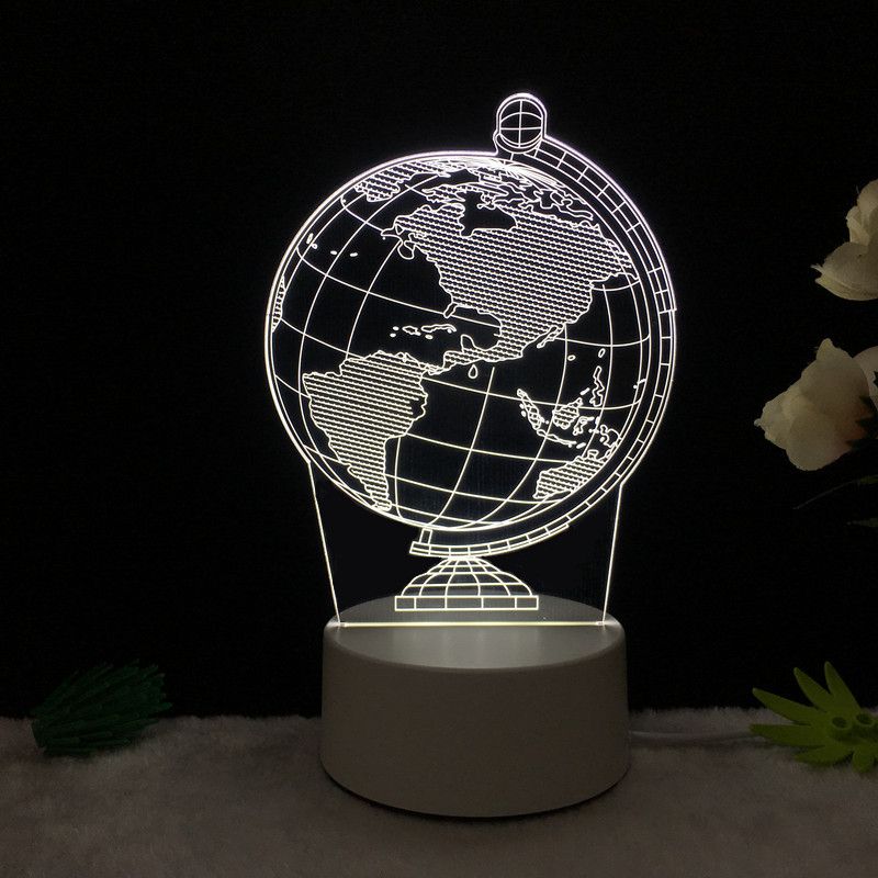 3D MoonLight LED Light Indoor Bedside Night Lamp