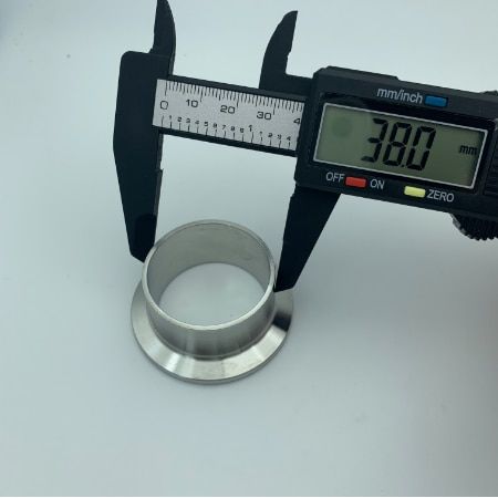 Union 38mm Pipe O/D Sanitary 1.5" Tri Clamp Weld Ferrule + Tri Clamp + Silicon Gasket 304 Stainless Steel For Homebrew