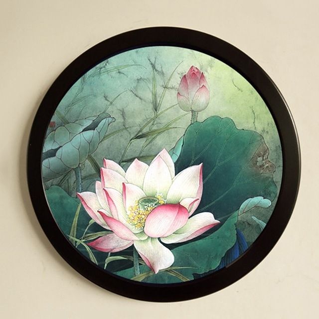 Hanging Wall Mounted Round Photo Frame