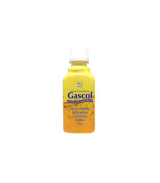 Gascol Antacid Suspension Banana Flavor (150ml)