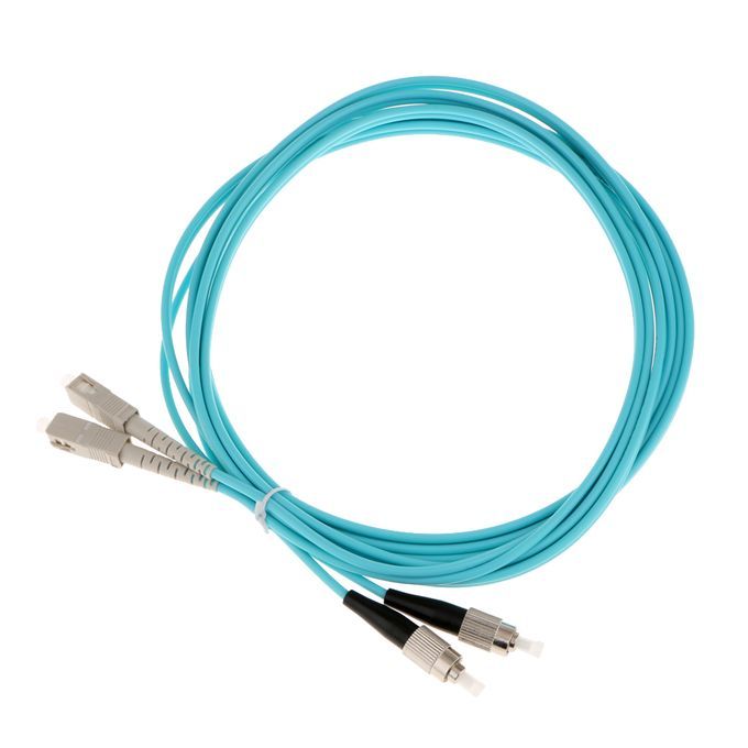 3 Meters Multimode 10Gb Duplex Fiber Optic Cable 50125 OM3 3 Meter