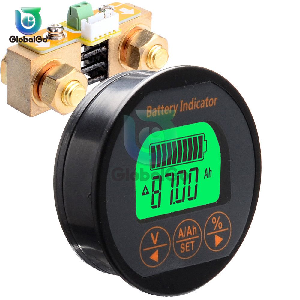 DC 8-80V 50A 100A 350A Battery Power Level Capacity