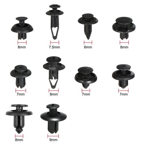 100pc OF MULTI-PURPOSE  FASTENING CLIPS/MOUNTAIN SCREWS