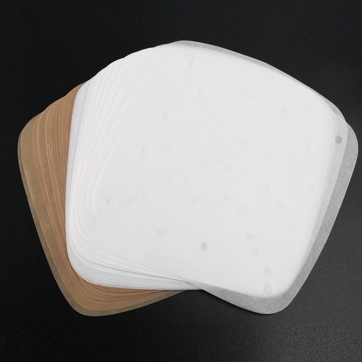 200Pcs Square Air Fryer Liners, Non-Stick Steamer Mat