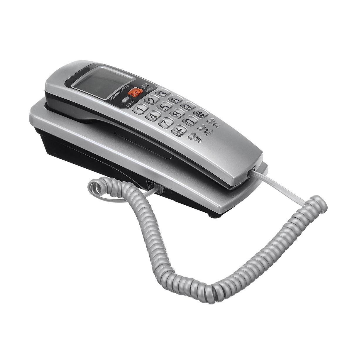 Details About 4 Corded Telephone Caller ID Home Office Desktop Landline Handset Phone With Redial Function And LCD Display Function Silver
