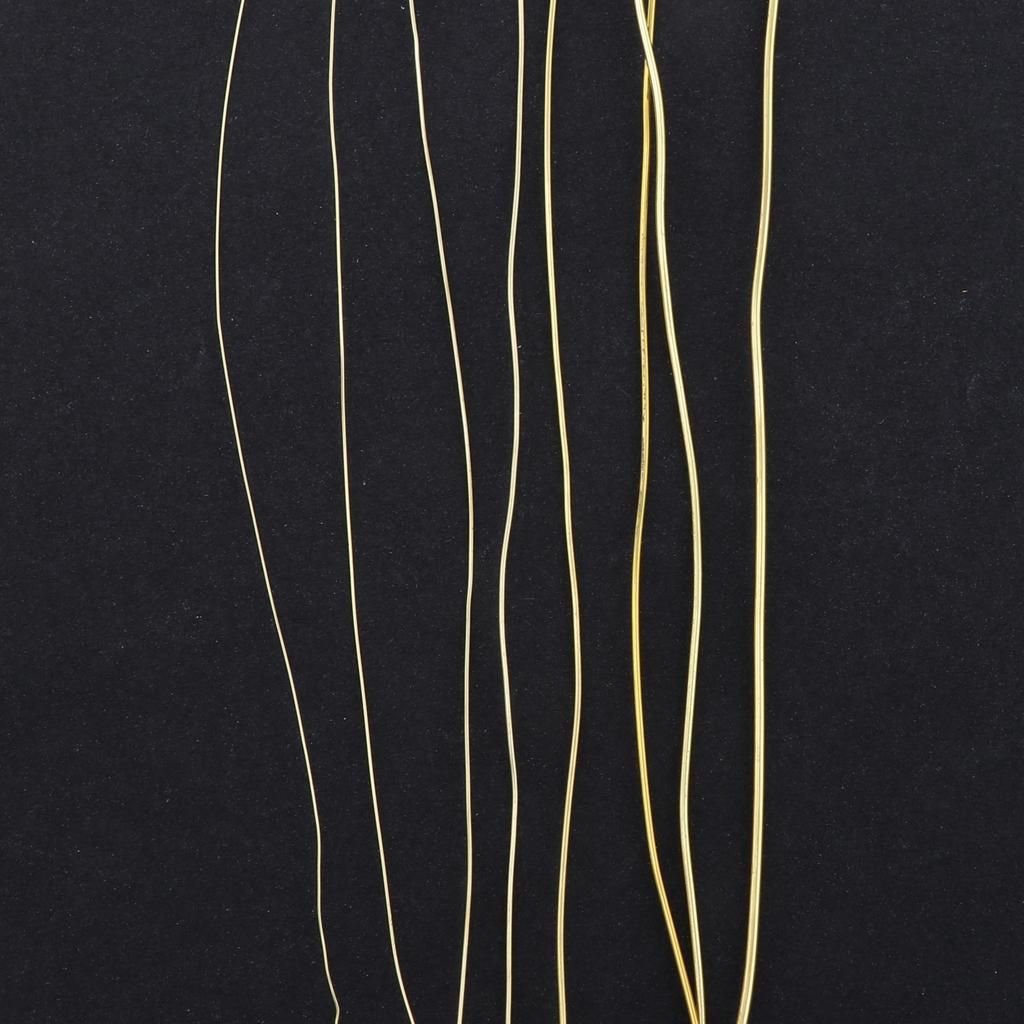 2 Rolls DIY Jewelry Making Findings Copper Metal Wire Thread For