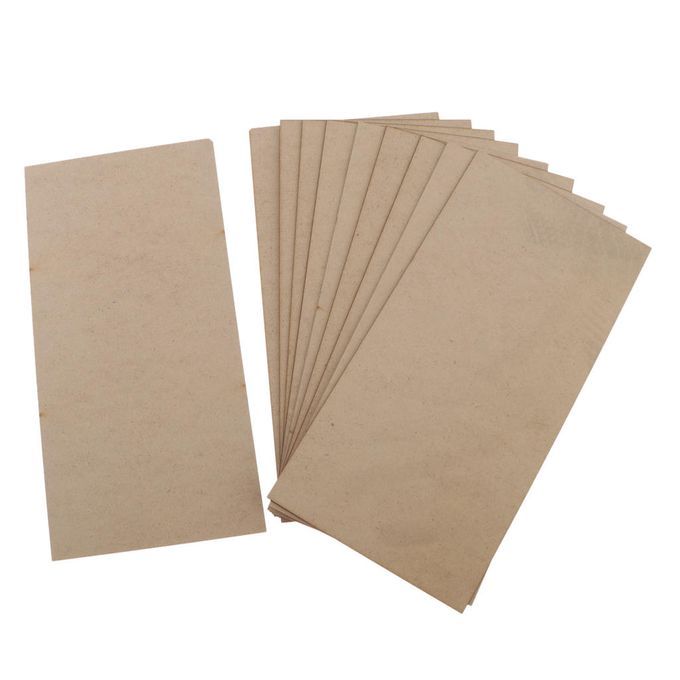 10x HDF MDF Wooden Blocks Wedding Party Plaque Sign Decors Wood Pieces