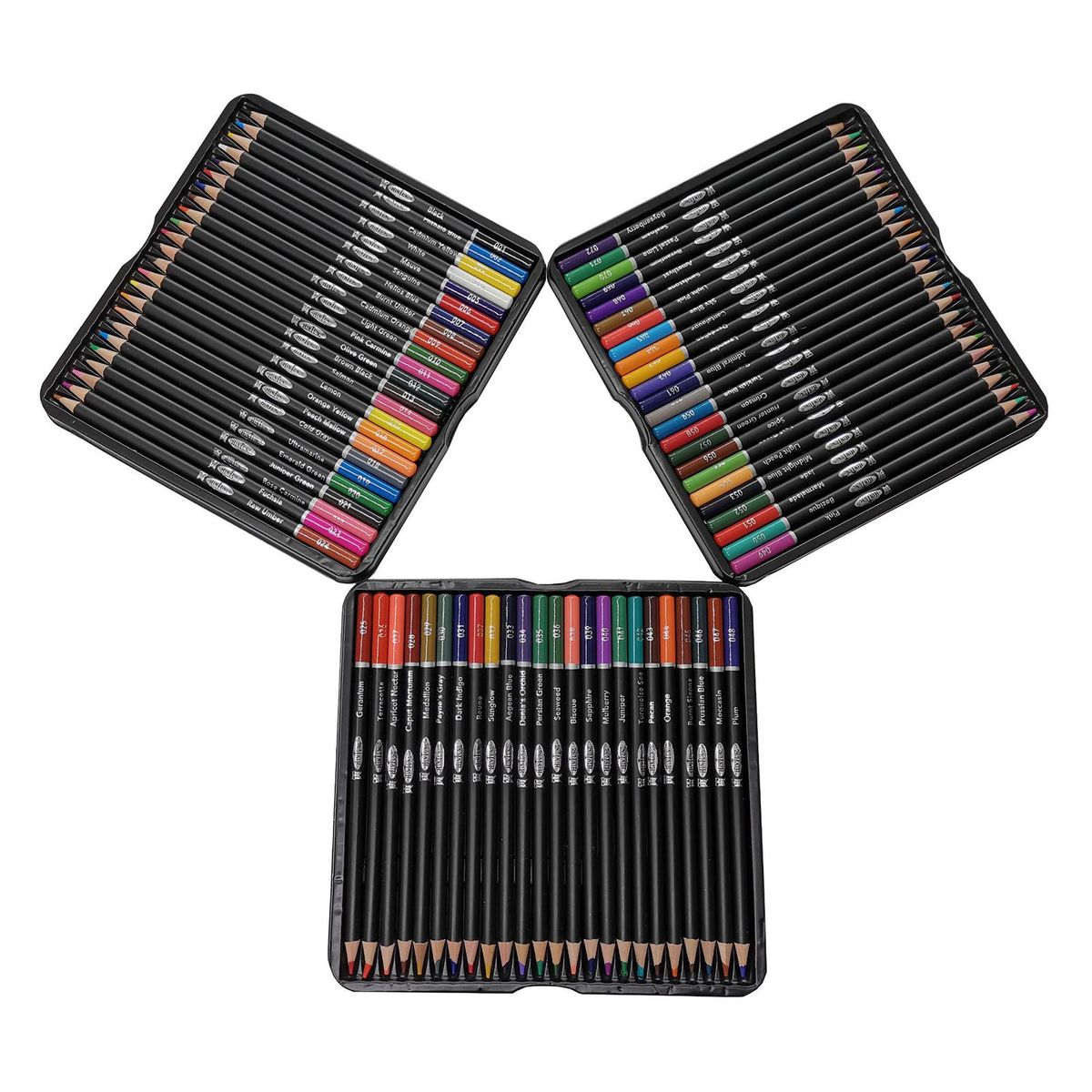 Art Colored Pencils Professional For Adult Coloring Books, 72 Colored