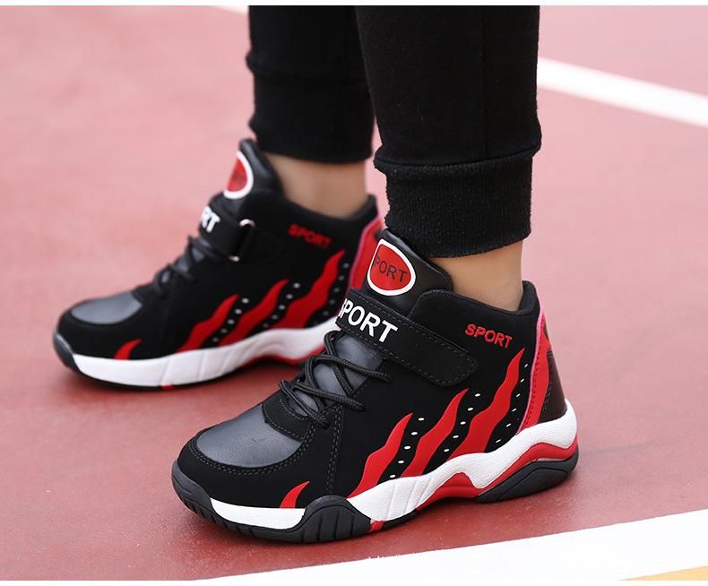 Boys Basketball Shoes Sports Basketball Shoes Red