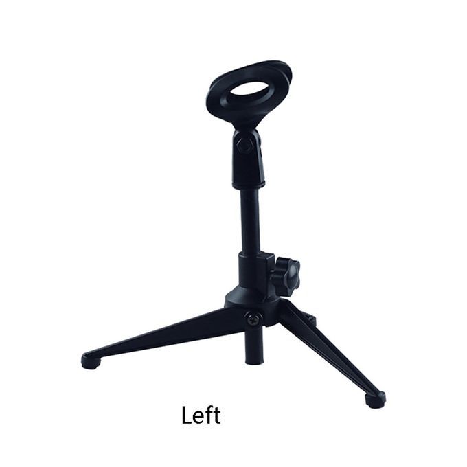 MT Microphone Stand Desktop Tripod Stand Wired Wireless Microphone Stand E300-Black