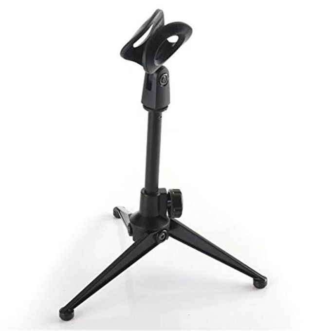 MT Microphone Stand Desktop Tripod Stand Wired Wireless Microphone Stand E300-Black