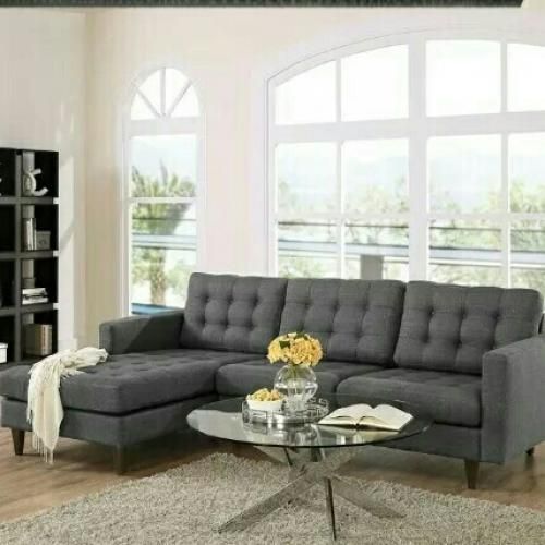 LEXUS L-shaped  Sofa. Grey Colour . Order Now And Get OTTOMAN Free (DELIVERY ONLY IN LAGOS)