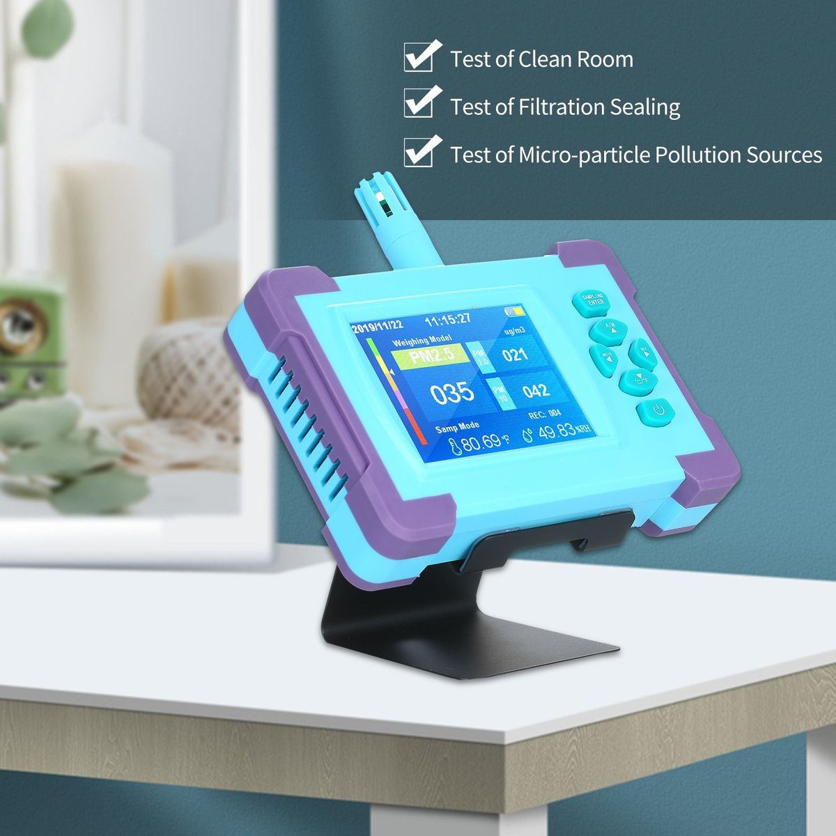 PM1.0/PM2.5/PM10 Air Quality Monitor Digital Gas Analyzer