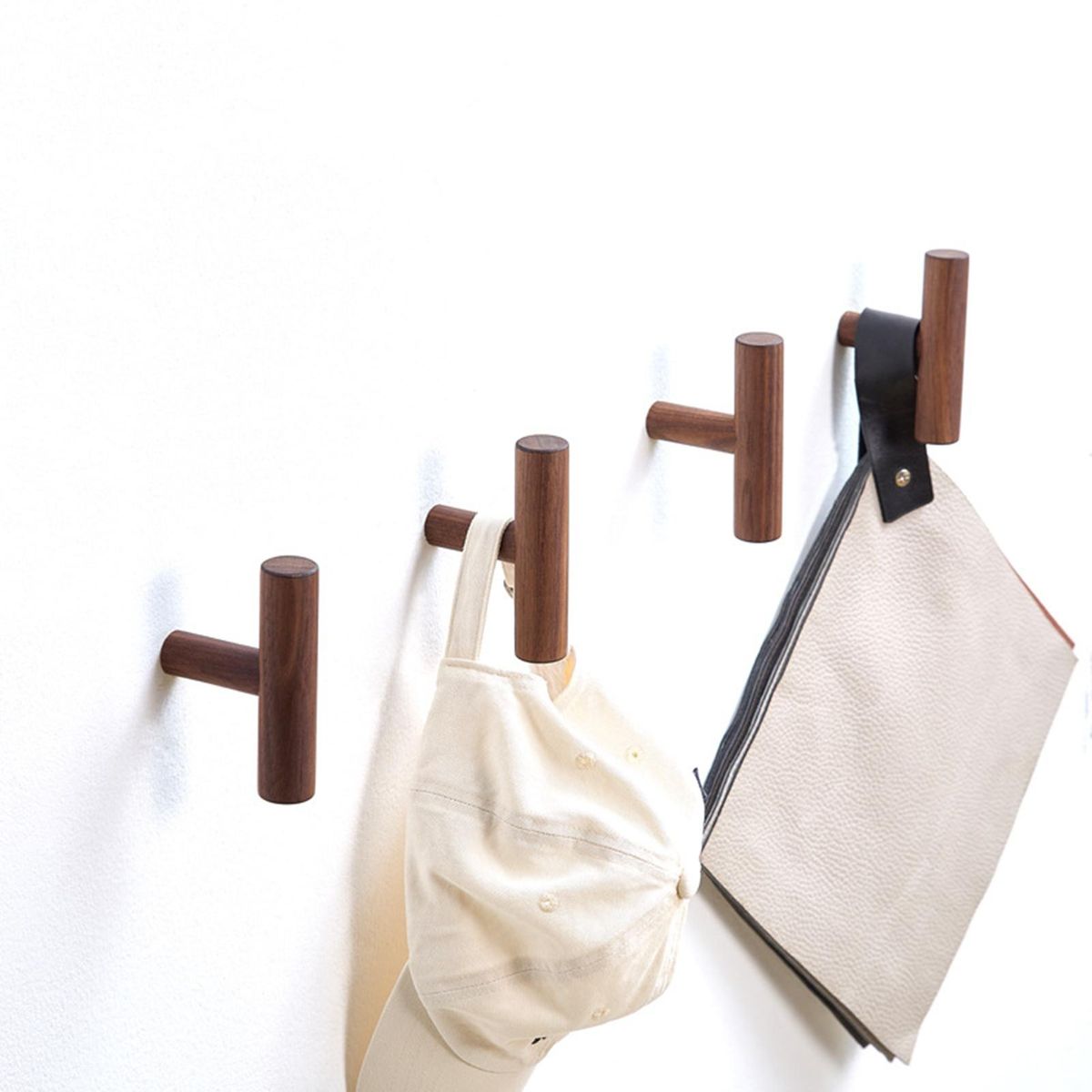 Wall Hook Hanger Wall Hook Hanger Storage Rack Brown