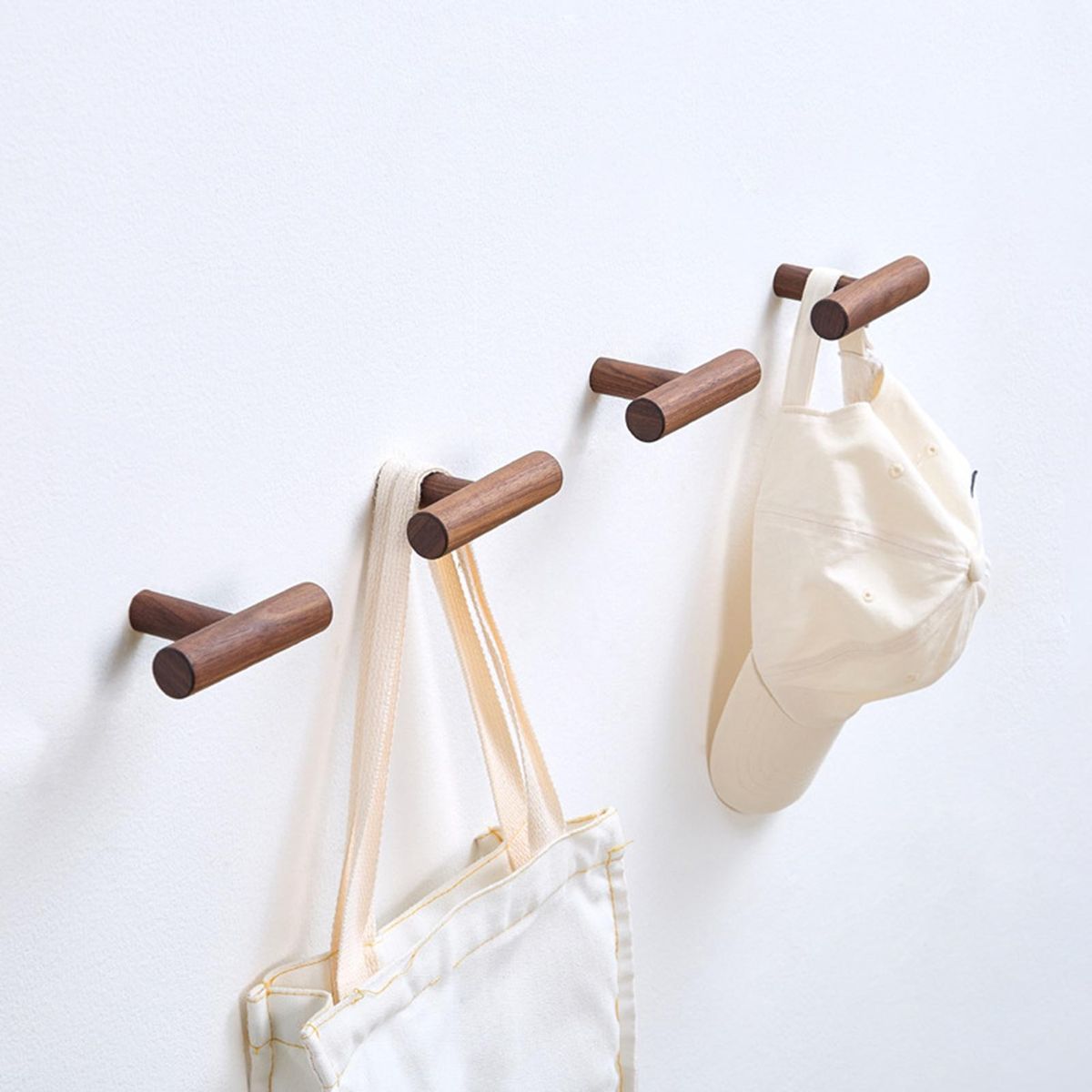Wall Hook Hanger Wall Hook Hanger Storage Rack Brown