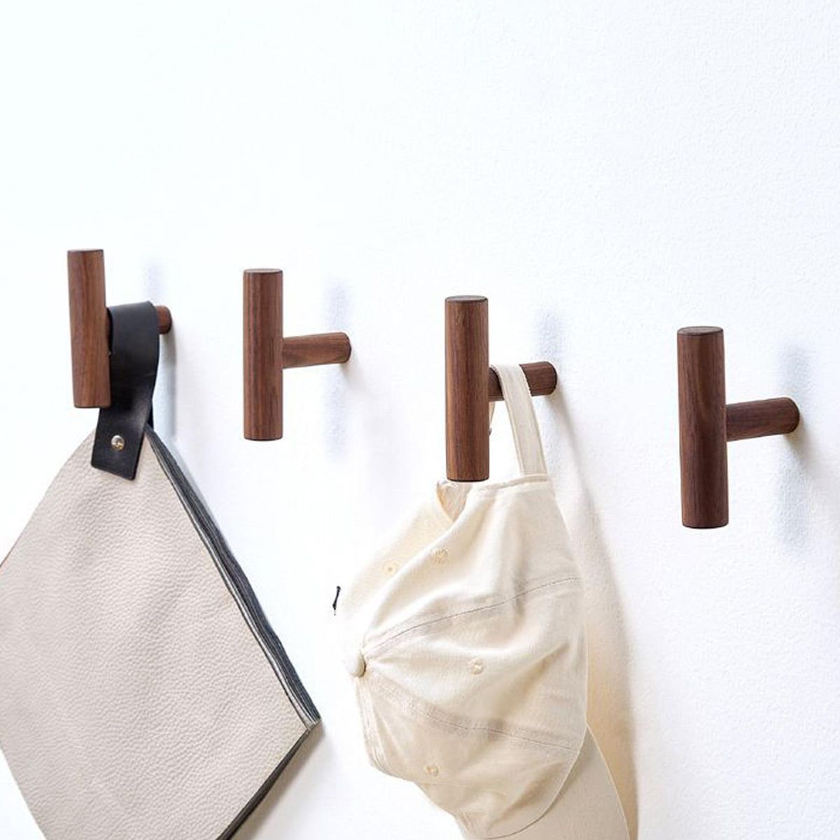 Wall Hook Hanger Wall Hook Hanger Storage Rack Brown