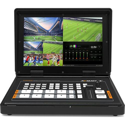 PVS0403U 4-Channel SDI & HDMI Video Switcher With 10.1" Monitor