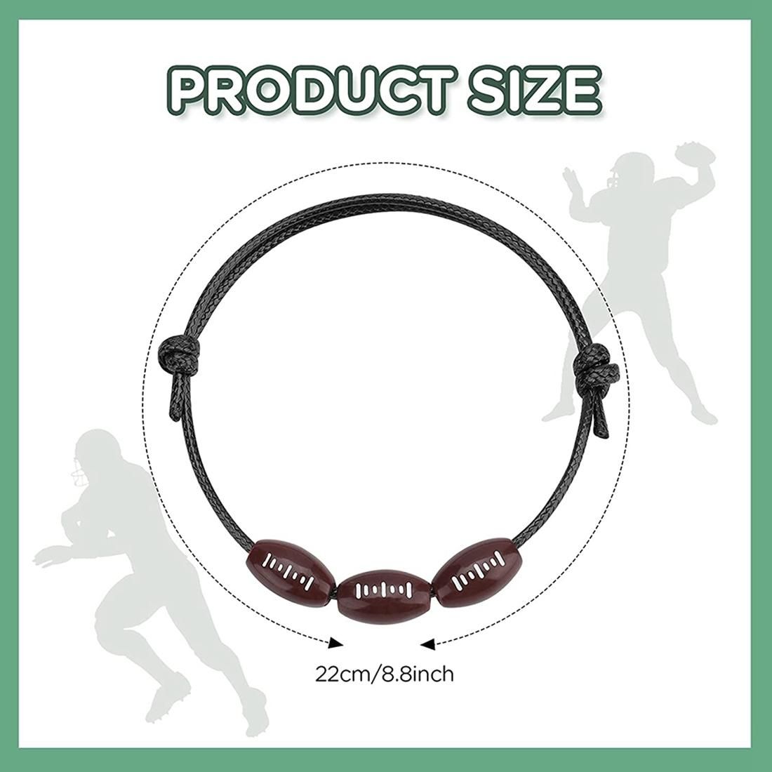 20 Pcs Baseball Charm Bracelets Baseball