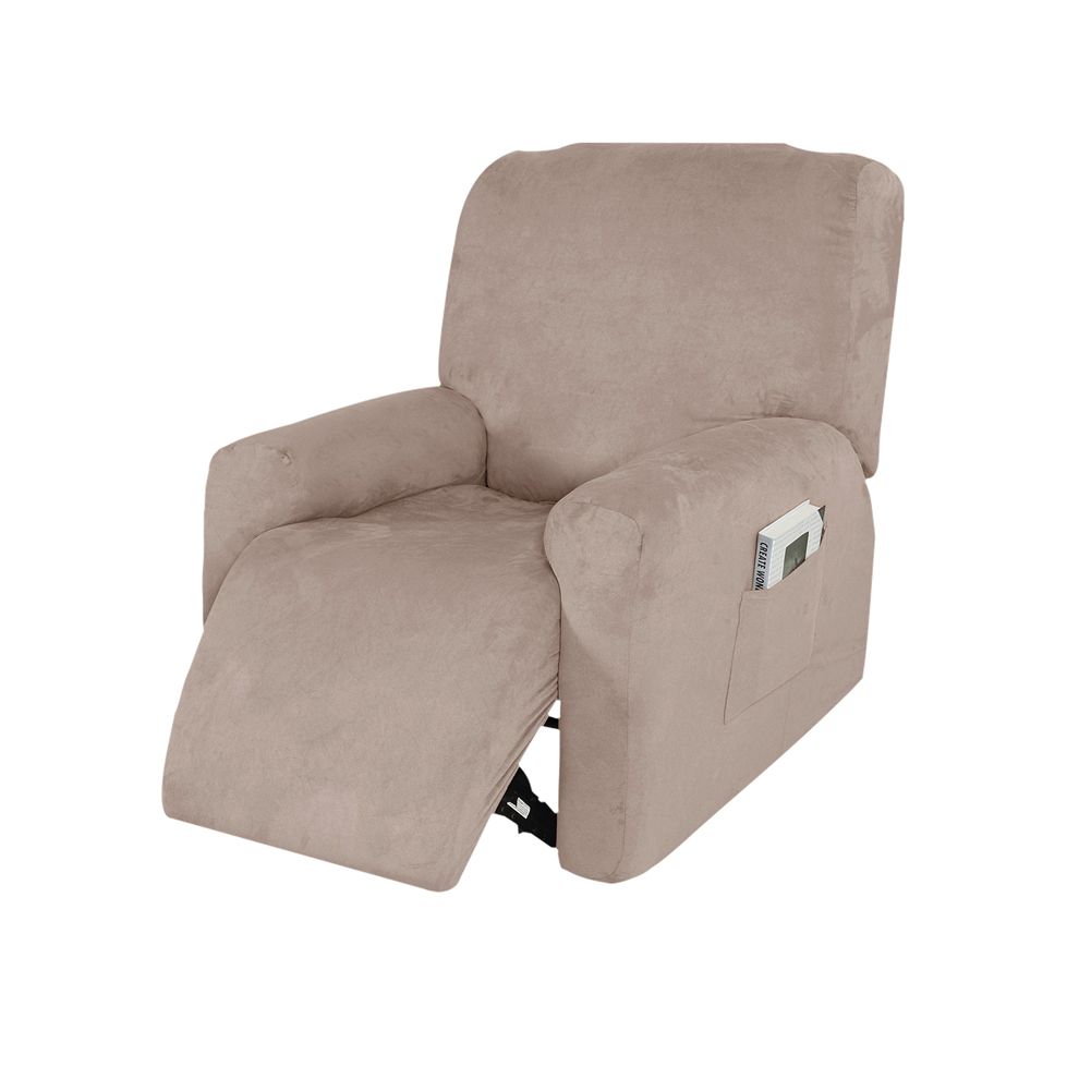 4 Separate Piece Waterproof Stretch Recliner Sofa Cover