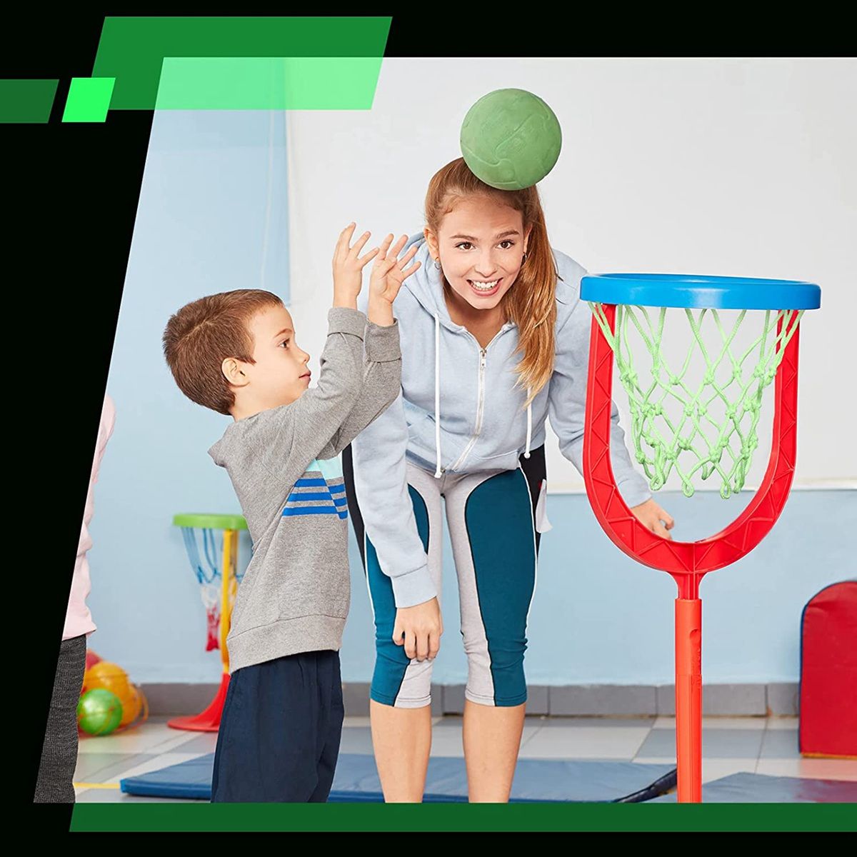 6 Pcs Nightlight Basketball Hoop Net for Kids 12 Inch in
