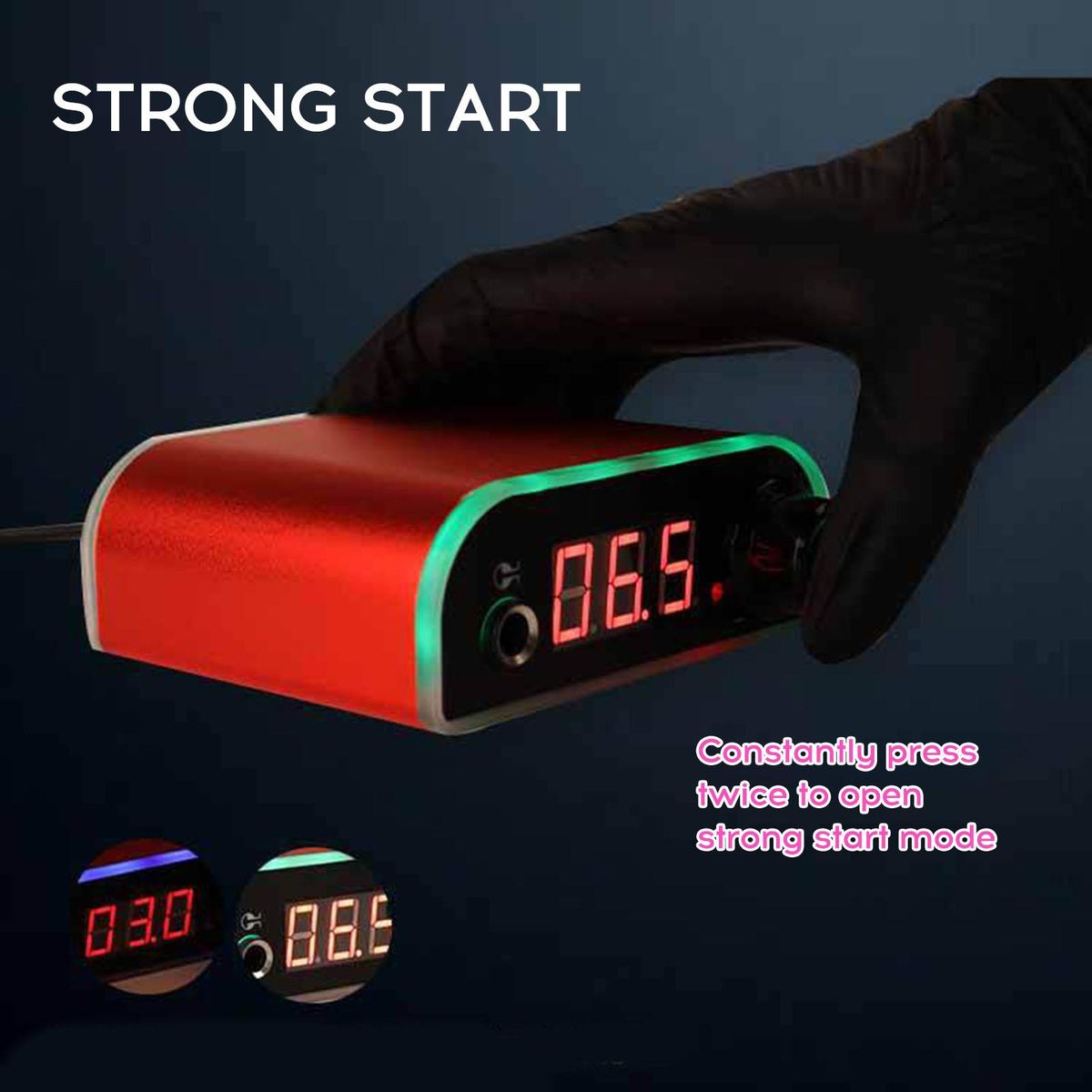 Tattoo Equipment Y001 Tattoo Power Tattoo Pen Power Strong Start Anti-fatigue Mode Foot Switch