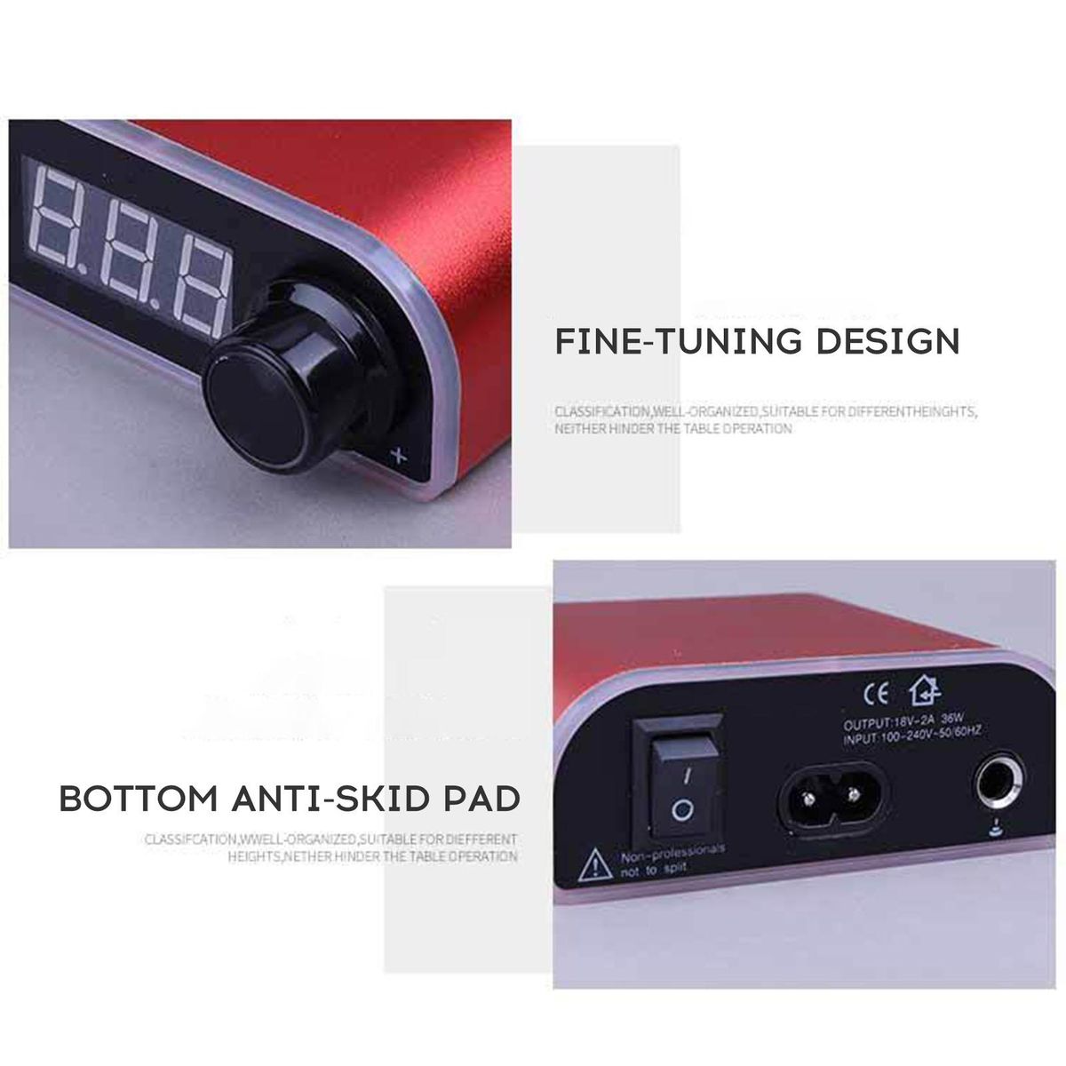 Tattoo Equipment Y001 Tattoo Power Tattoo Pen Power Strong Start Anti-fatigue Mode Foot Switch