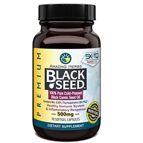 Premium Black Seed Oil 500 Mg 90 Soft-Gels