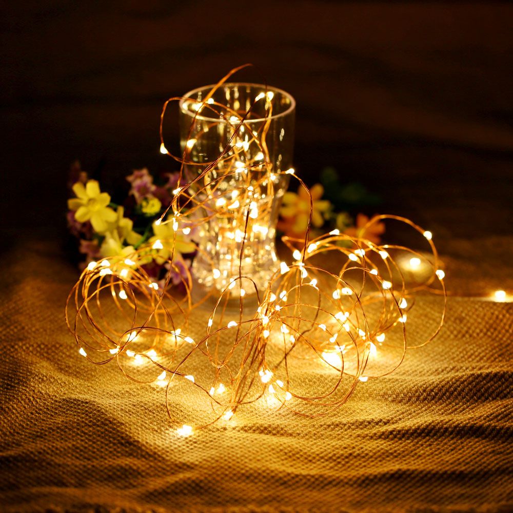 DC4.5V 1W 10 Meters 100 LEDs Fairy Copper String Light
