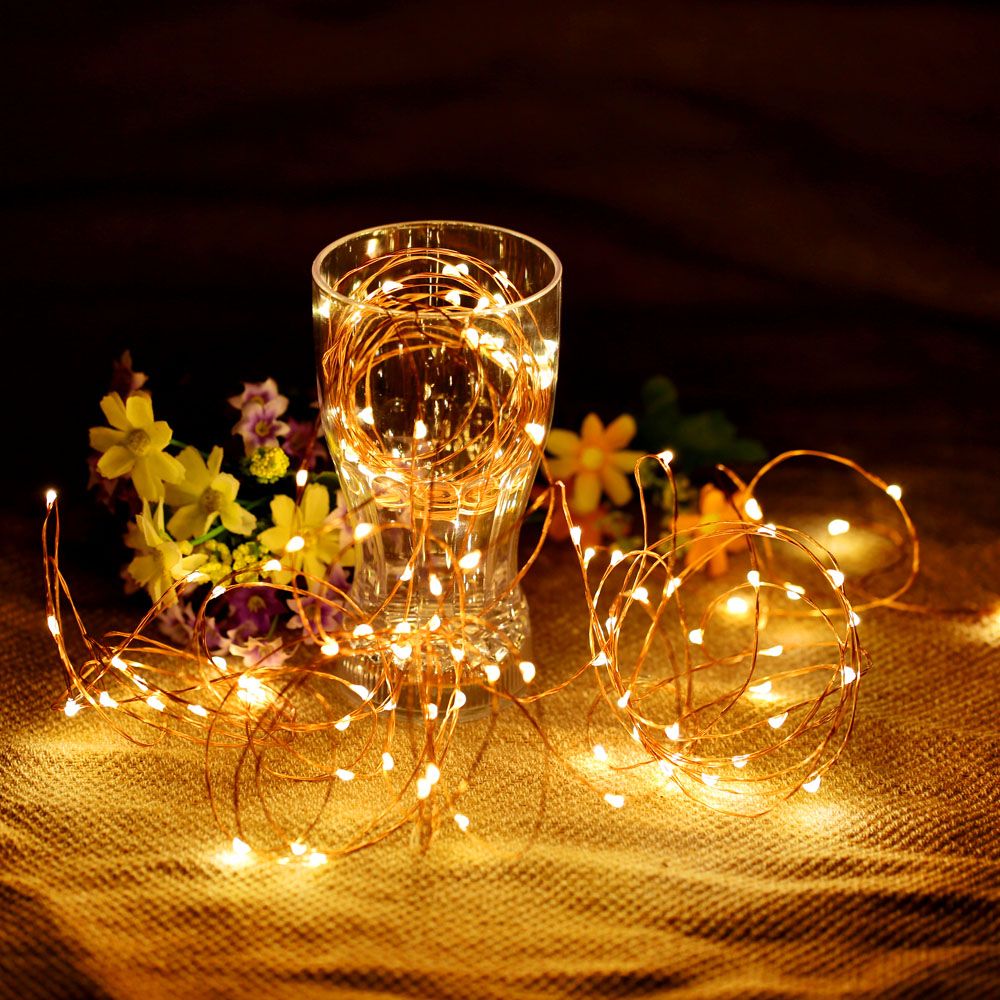 DC4.5V 1W 10 Meters 100 LEDs Fairy Copper String Light