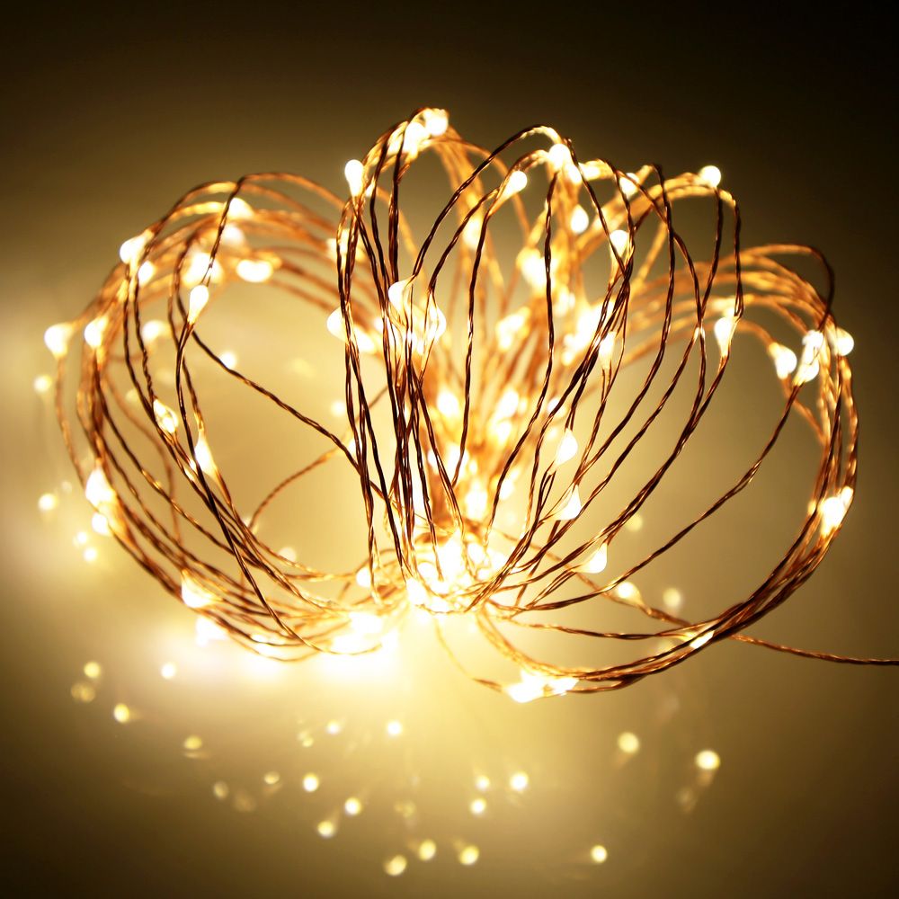 DC4.5V 1W 10 Meters 100 LEDs Fairy Copper String Light