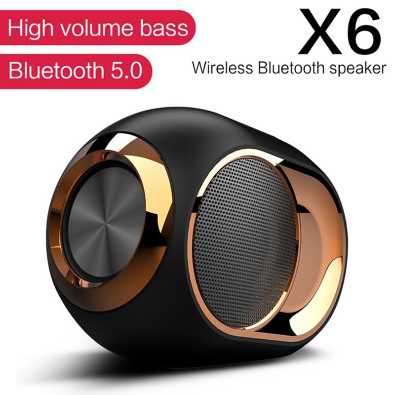 X6 Bluetooth Speaker Subwoofer Wireless TWS Bluetooth 5.0