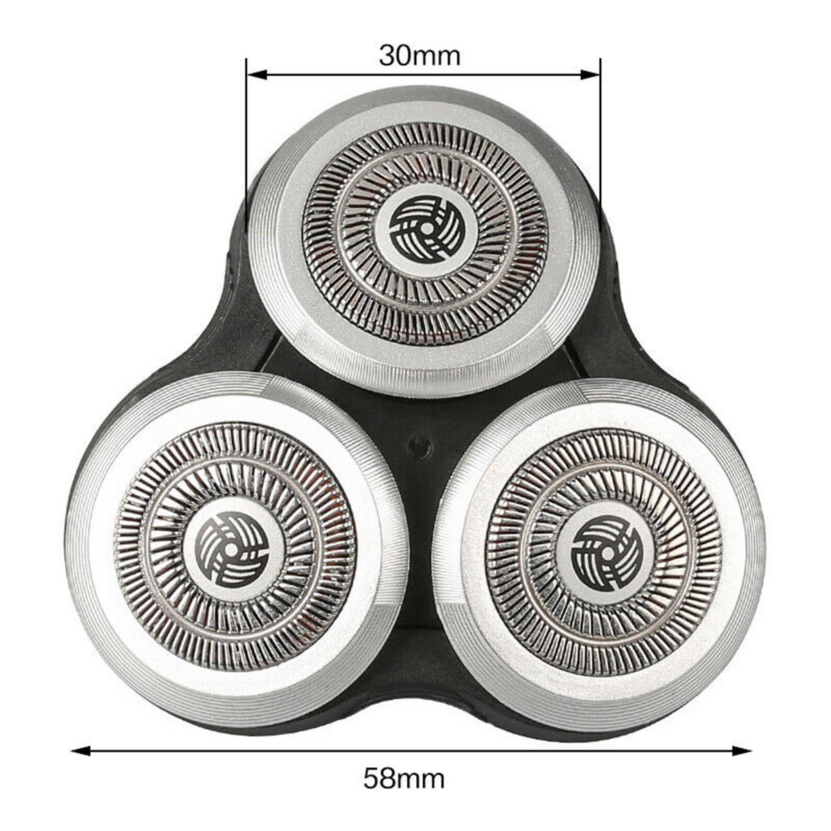 Shavers Blade-Heads Replacement Washable Electric Shaving Heads Replacement for Philips S9000 RQ10 RQ1