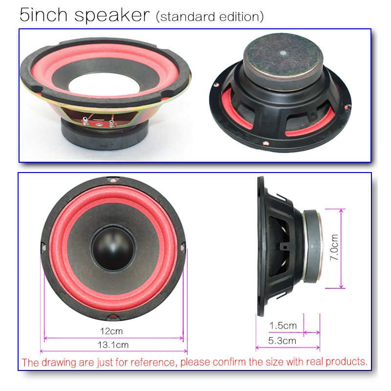 CIRMECH 5inch 6.5inch Woofer Speaker Unit Alto Stereo HOME