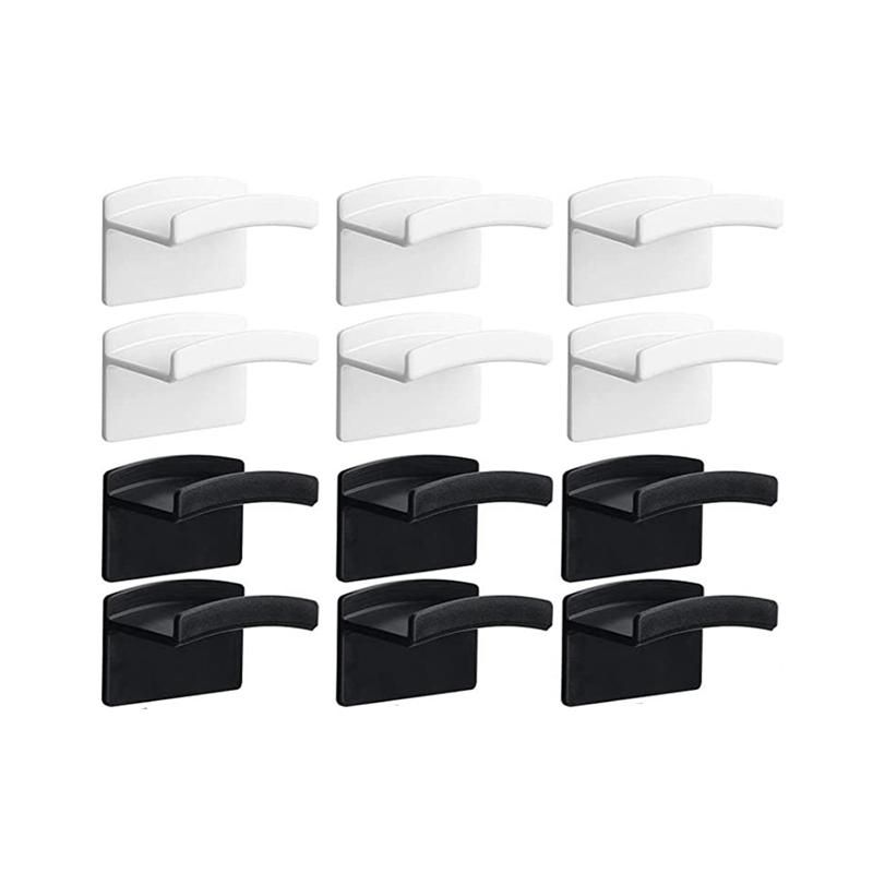 Adhesive Hat Hooks for Wall - Hat Racks for Baseball Caps - Hat Organizer for Baseball Caps No Drilling12-Pack