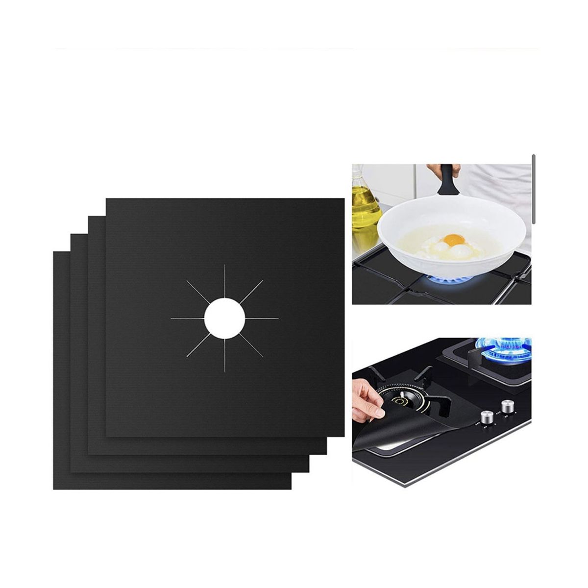 15PCS Gas Stove Protectors Cooker Cover Liner Clean Mat