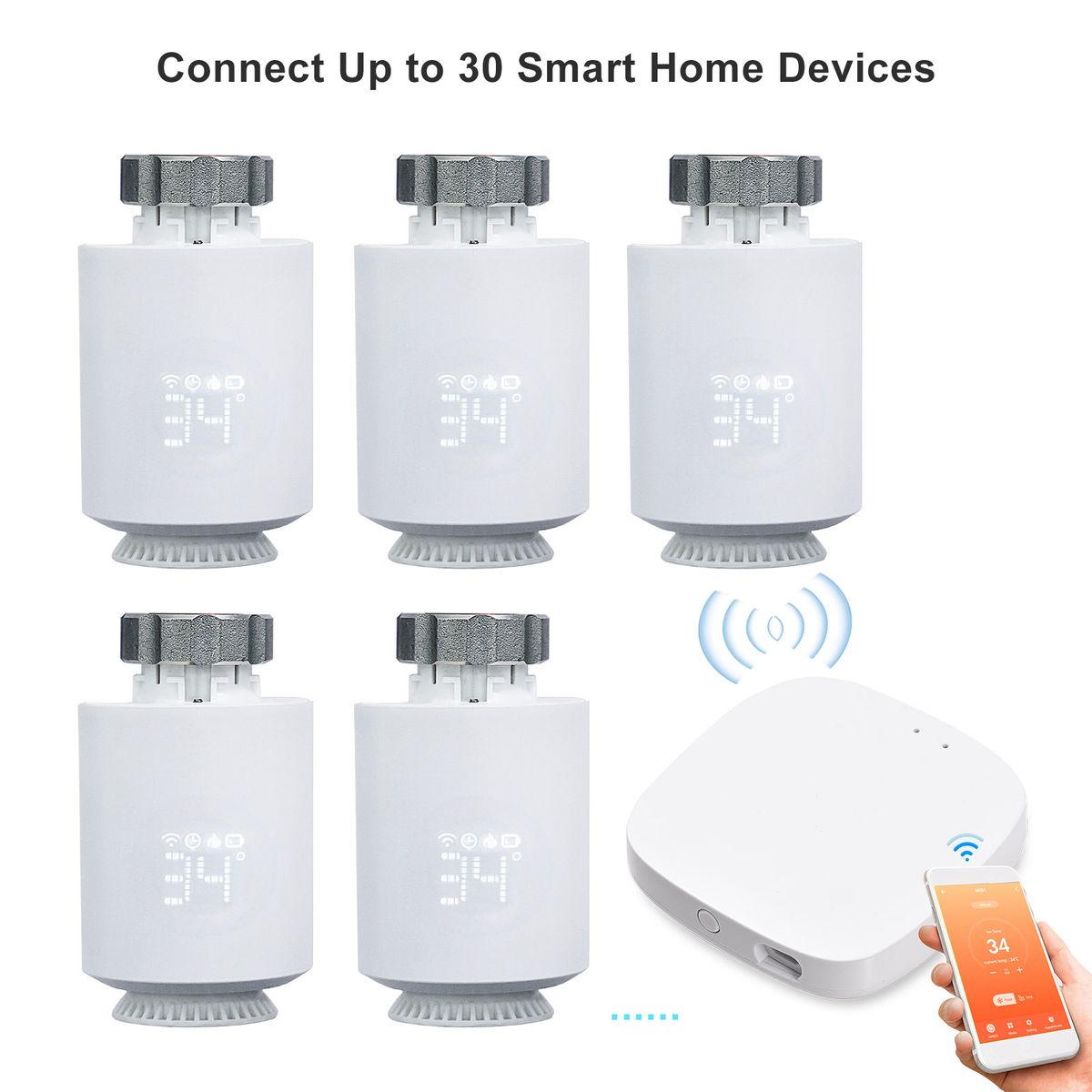 Zigbee 3.0 Gateway Hub Wireless Smart Home Bridge Support