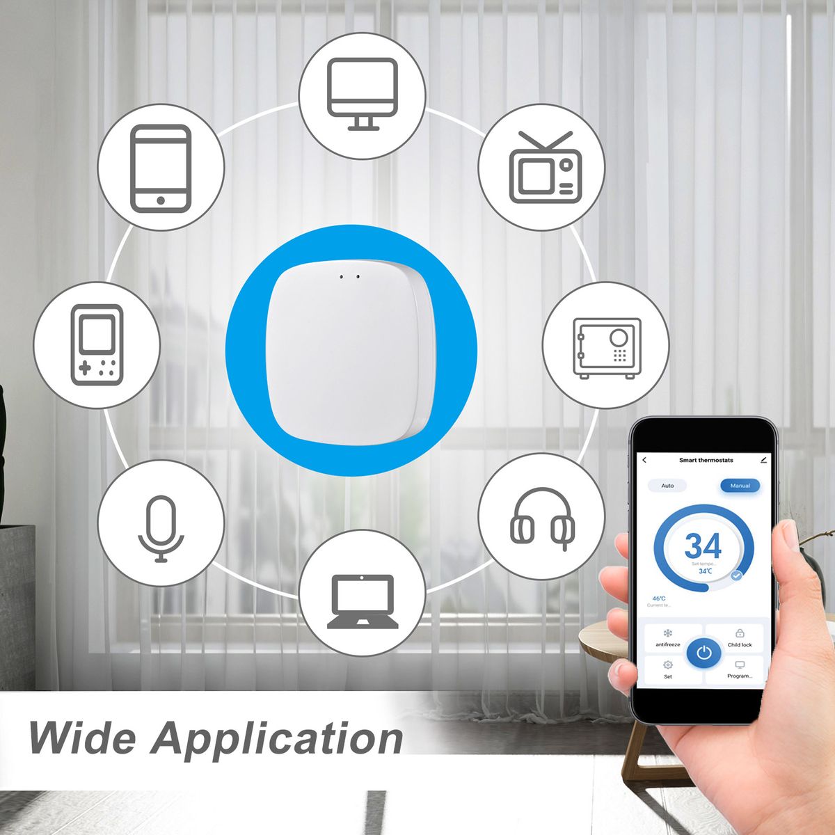 Zigbee 3.0 Gateway Hub Wireless Smart Home Bridge Support